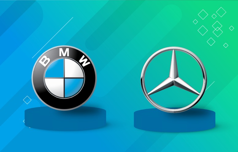 The propaganda war between Mercedes ads and BMW ads